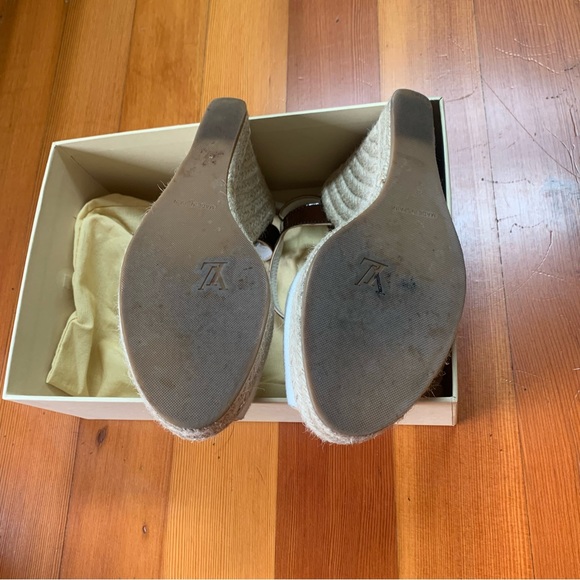 Louis Vuitton Espadrille Wedges - Picture 4 of 6